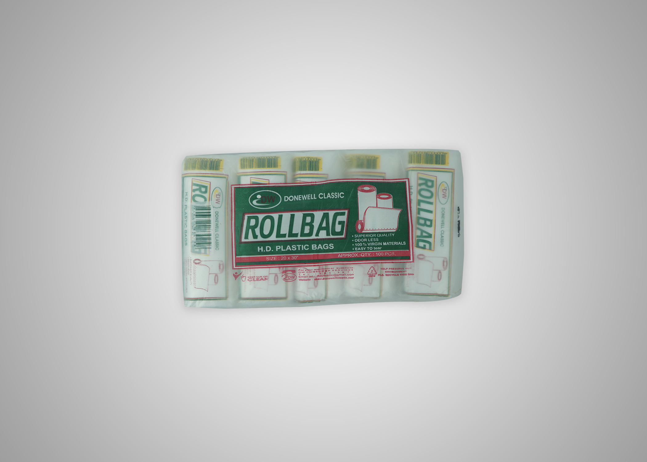 Picture of 20x30 Rollbag 5rollperrmx50rmpersck nrp P4MO REAM