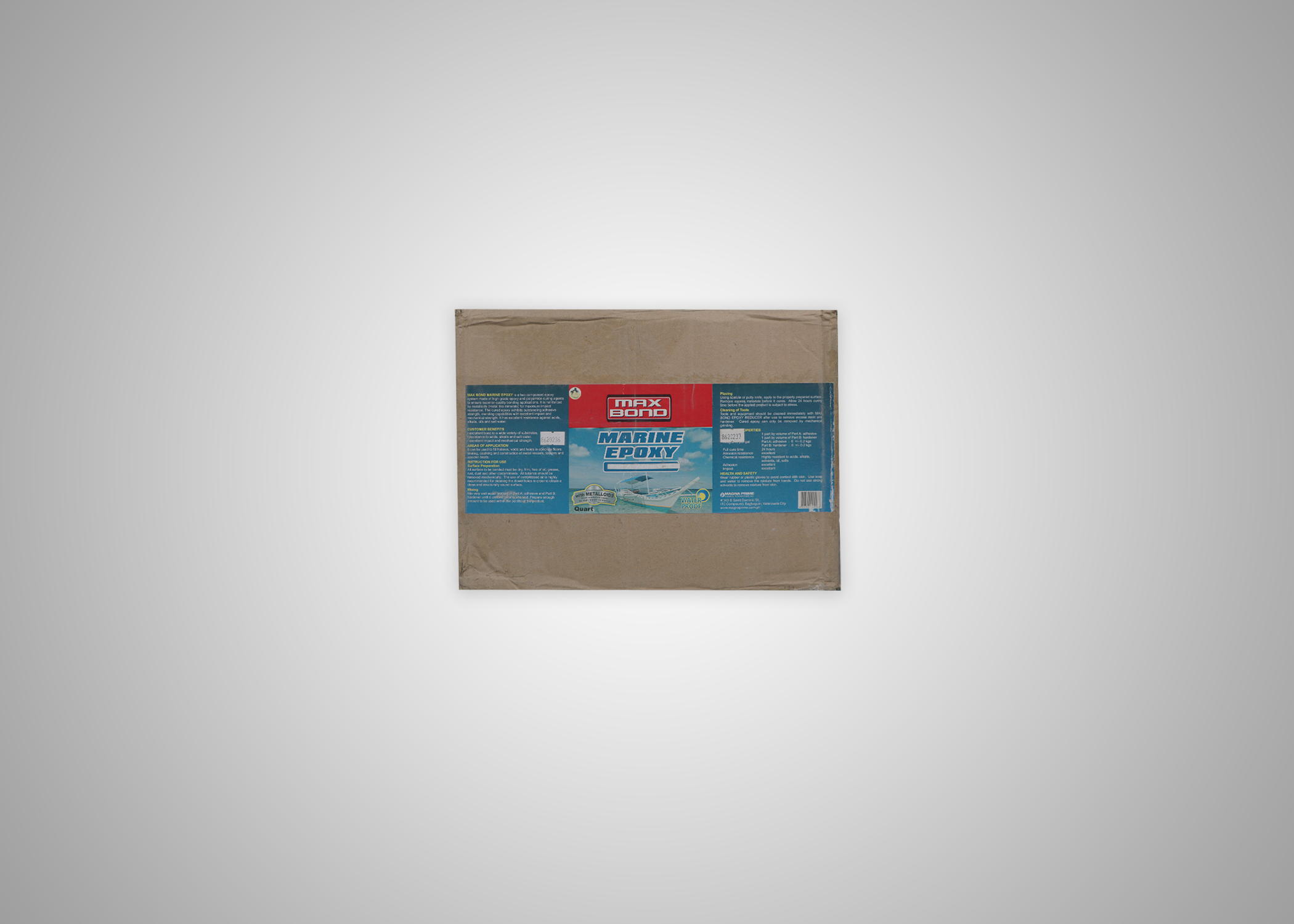 Picture of MAX BOND Marine Epoxy Quart x 6sets rp BOX