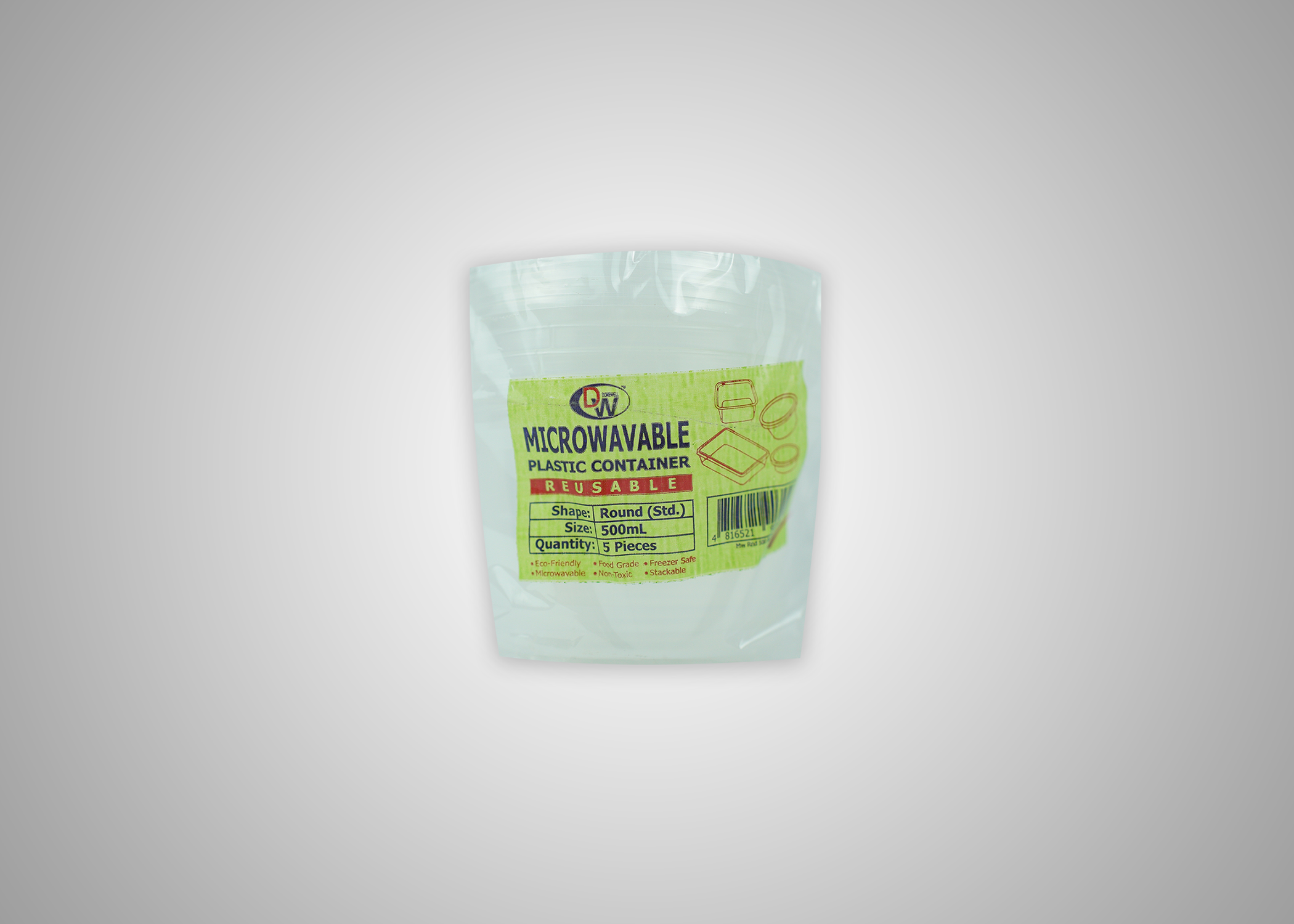 Picture of Dw Microwavable Rnd 500ml 5sx45pckpercs nrp PACK