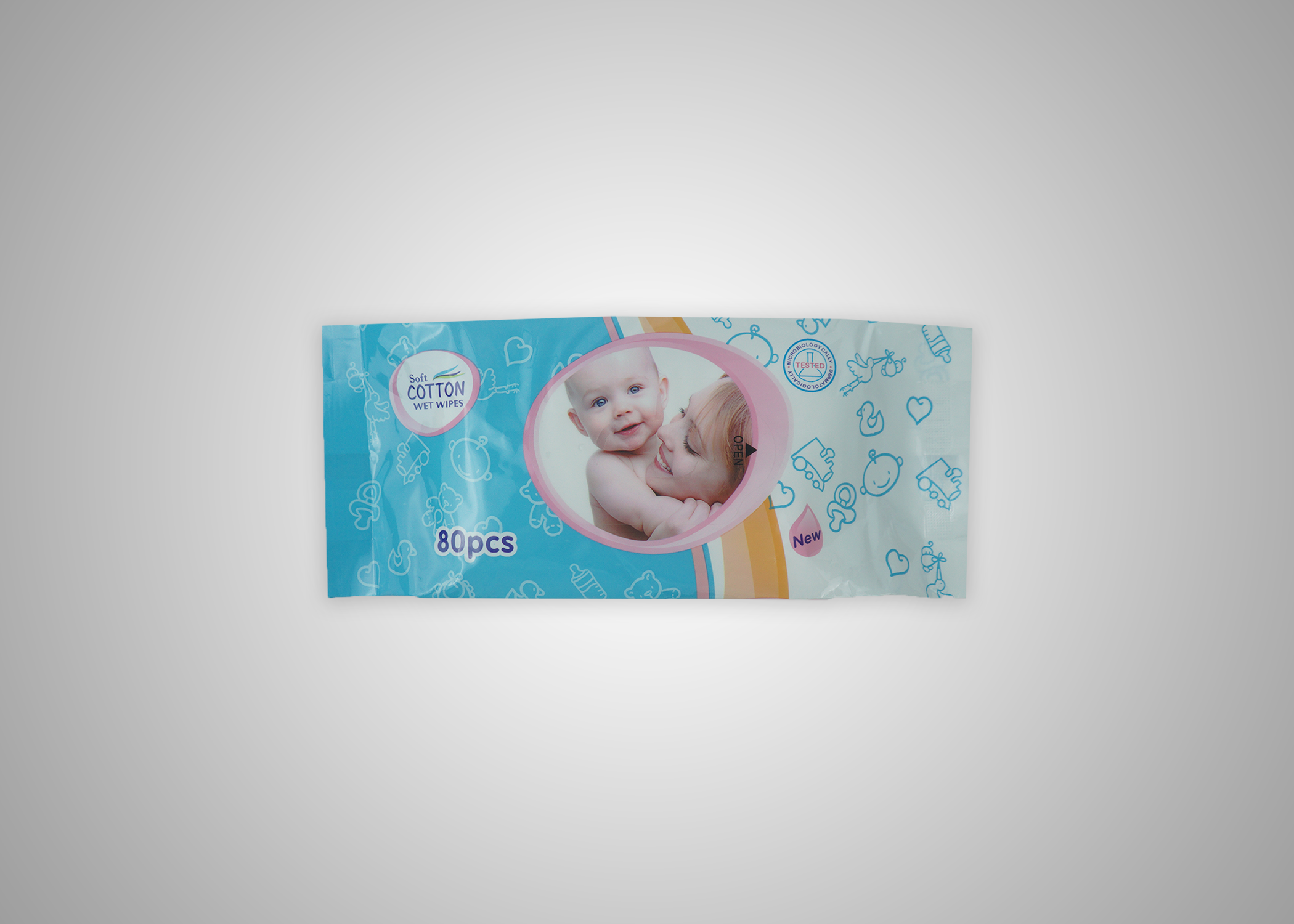 Picture of SkinCare Baby Wipes Thick 36pck per case nrp