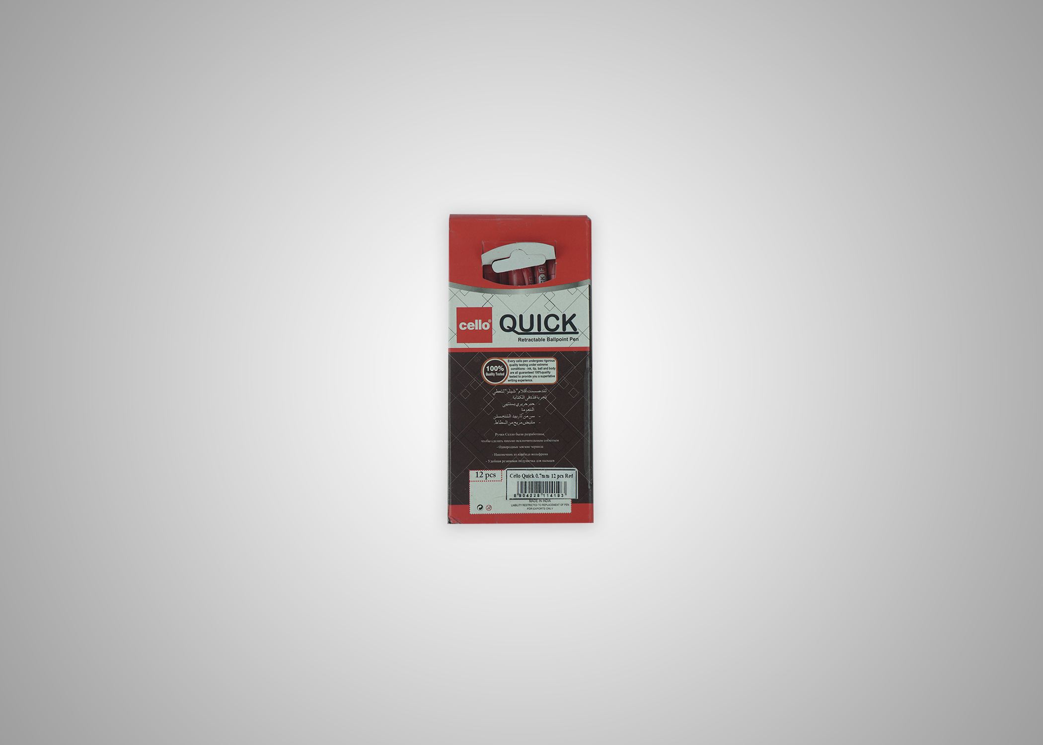 Picture of Cello Quick Ret Red 12pc per bx rp