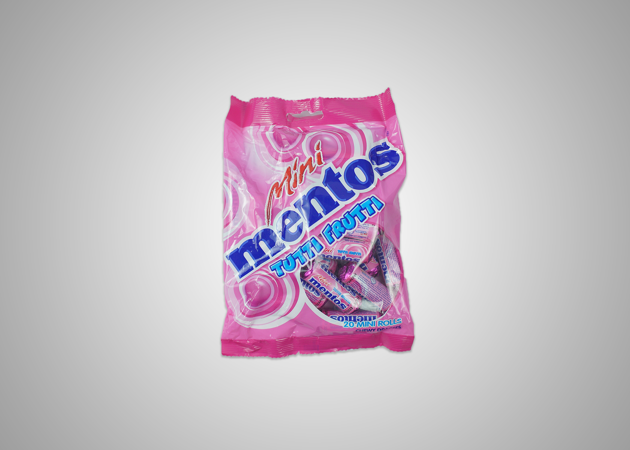 Picture of Mini Mentos TuttiFruity 20rollx24pck per cs rp PACK