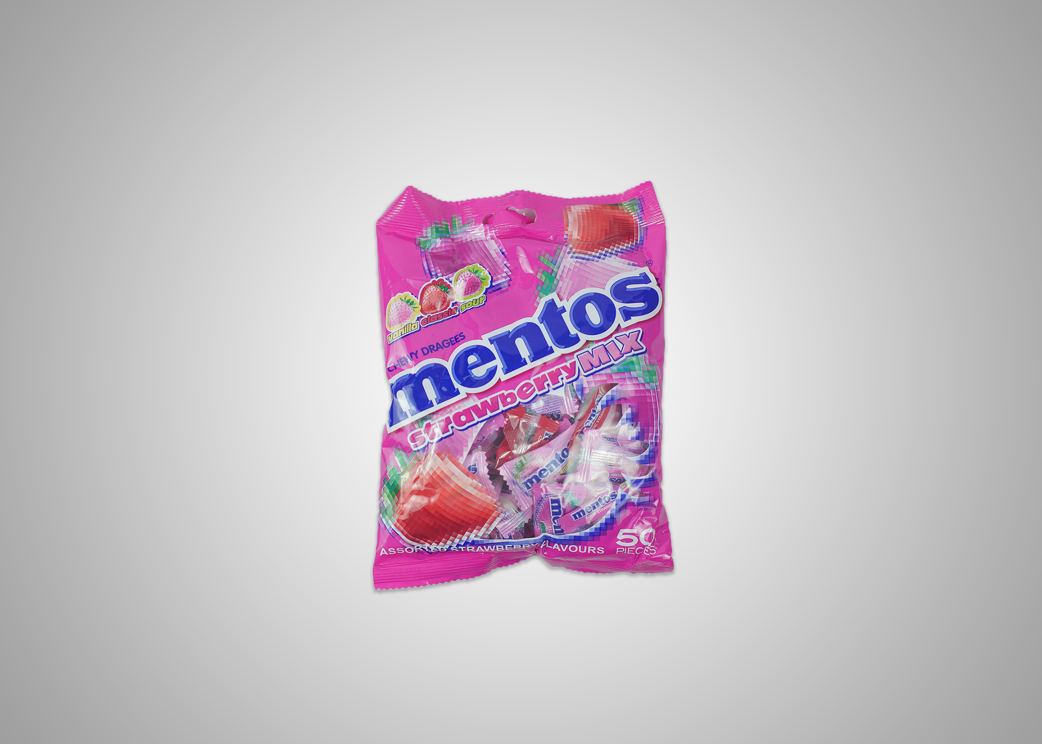 Picture of Mentos StrawMix Bag 50pcx40pck per cs rp PACK
