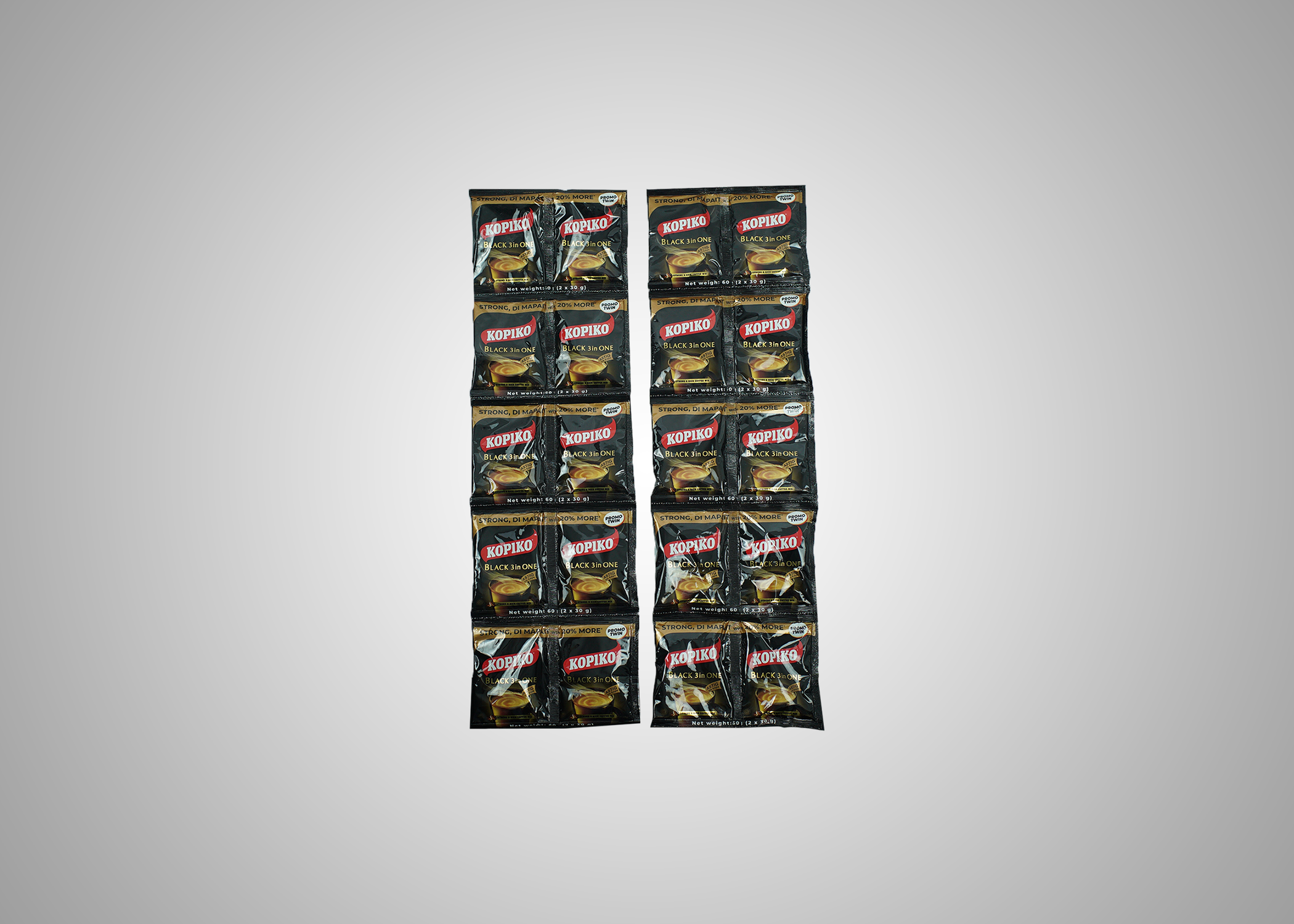 Picture of Kopiko Black Twin Pack 60gx10x12 nrp
