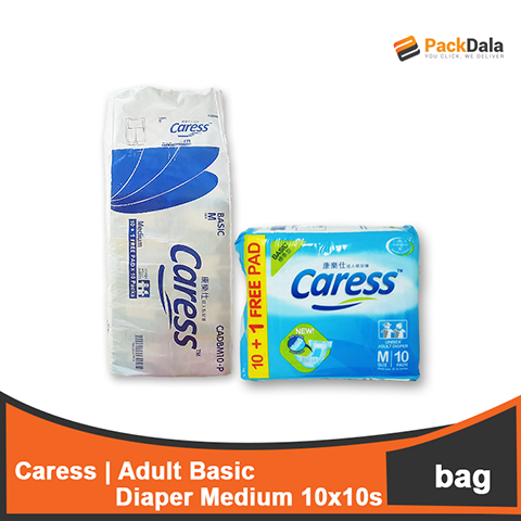 Picture of Caress Adult Basic Diaper M 10x10s CASE