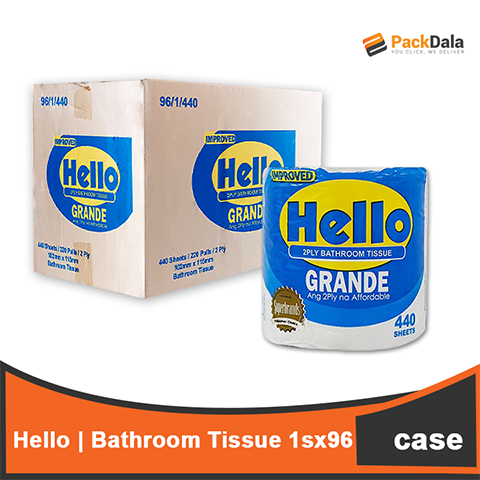 Picture of Hello Bathroom Tissue 1sx96pc   CASE
