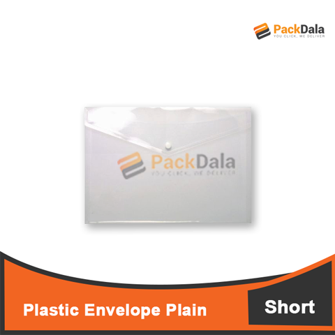 Picture of Plas Envelope Short Plain 500pcspercs nrp PE3 PCS