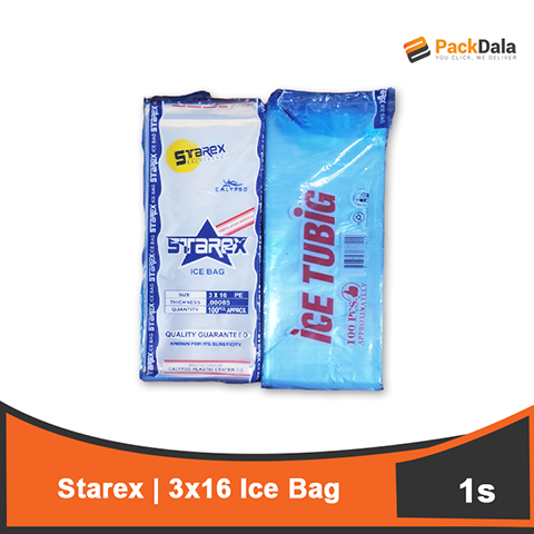 Picture of 3x16 Belle PE Ice Bag 10packsx50ream per sack PACK