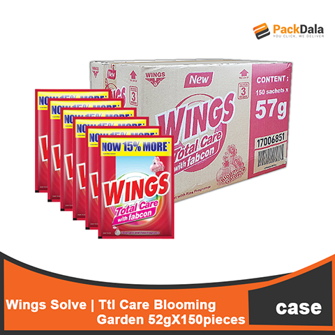 Picture of Wings Ttl Care BloomingGarden Pwdr 52gx25x150 nrp CASE
