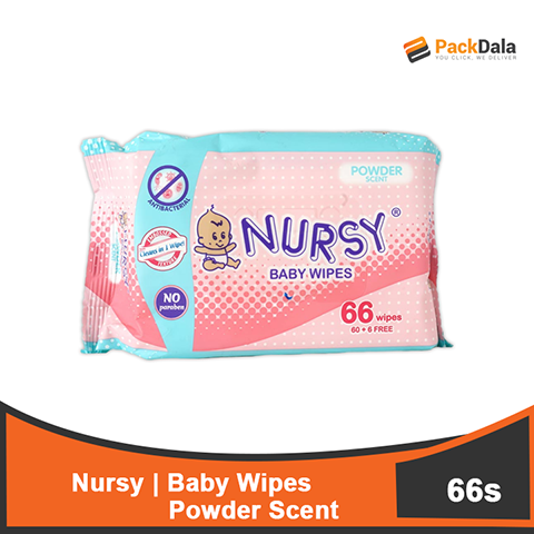 Picture of Nursy BB Wipes Pwdr Scent 30x66s