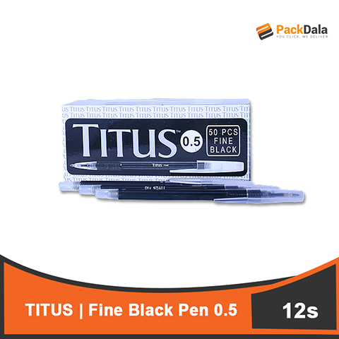 Picture of Titus Fine Black Pen 0
5 40packx25pcs per pack PACK