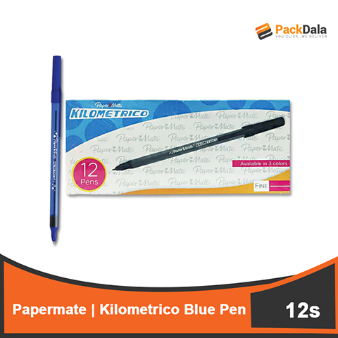 Picture of Papermate Kilometrico Blue Pen 100doz per case 12s PACK