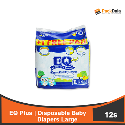 Picture of EQ Plus Diaper BP L 14x12plus1