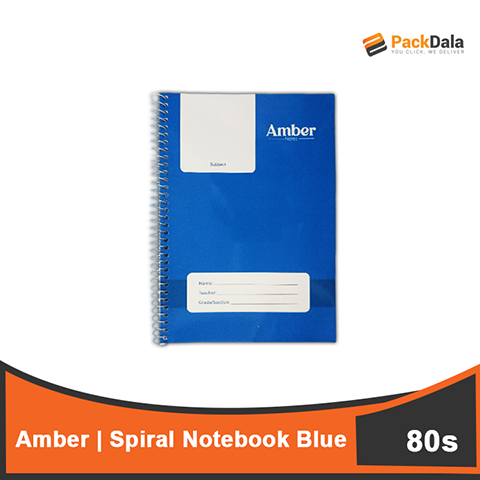 Picture of Spiral Notebook Amber 80s Blue 120pcs percase