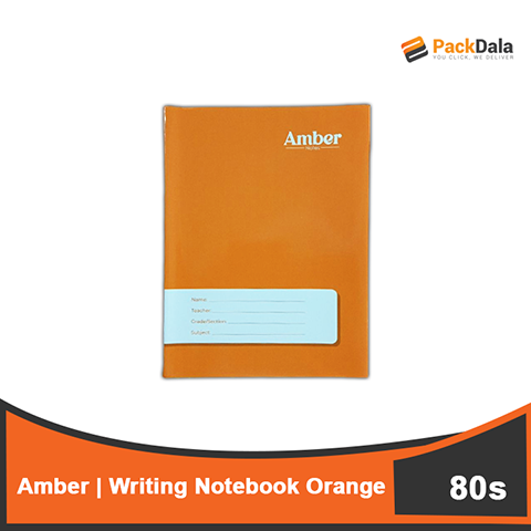 Picture of Amber Writing Notebook  Orange80s 120pcspercase