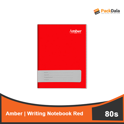 Picture of Amber Writing Notebook  Red80s 120pcspercase