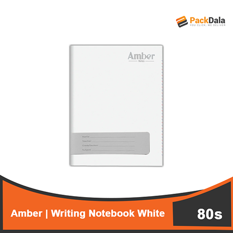 Picture of Amber Writing Notebook  White80s 120pcspercase