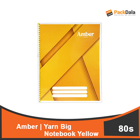 Picture of Yarn Notebook Amber Big Yellow80s x 50per case