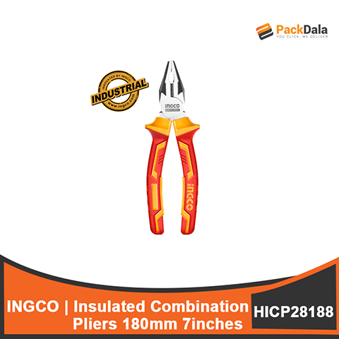 Picture of INGCO Insulated Combination Pliers 180mm 7inches HICP28188