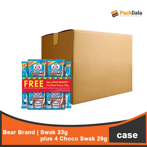 Picture of Bear Brand Swak 3tiex33g plus 4pcs choco swak 29g  PRM CASE