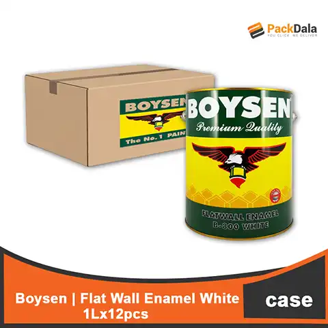 Picture of Boysen Flat Wall Enamel White 1Lx12pcs