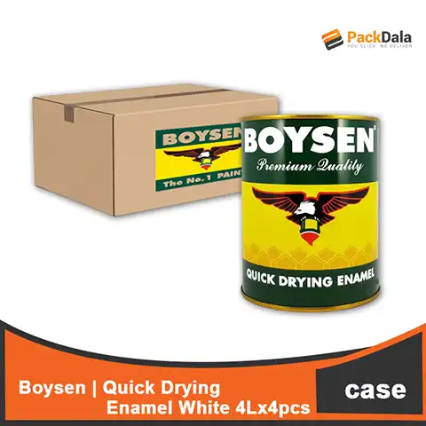 Picture of Boysen Quick Dry Enamel White Galx4pcs BOX