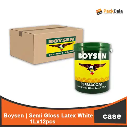 Picture of Boysen Semi Gloss Latex White 1Lx12pcs BOX