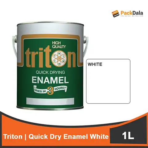 Picture of Triton Quick Dry Enamel White 1Lx12pcs PCS
