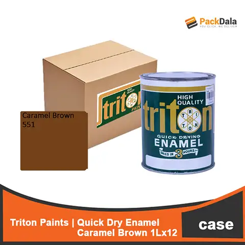 Picture of Triton Quick Dry Enamel Caramel Brown 1Lx12pcs CASE
