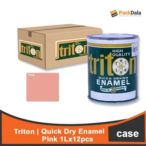 Picture of Triton Quick Dry Enamel Pink 1L X 12 CASE