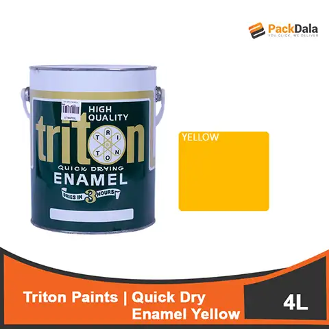 Picture of Triton Quick Dry Enamel Yellow Gal x 4 