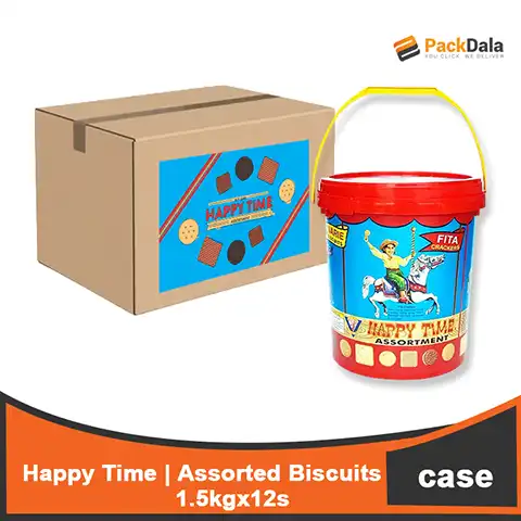 Picture of Happy Time Assorted Biscuits 1 5kgx4pails CASE