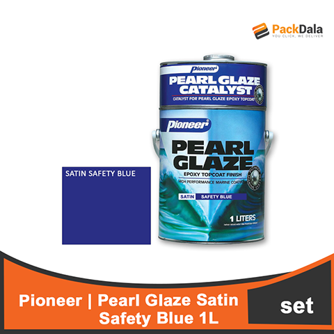 Picture of Pearl Glaze Satin Safety Blue 12setx1L  SET