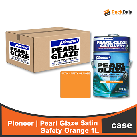 Picture of Pearl Glaze Satin Safety Orange 12setx1L  CASE