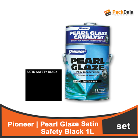 Picture of Pearl Glaze Satin Safety Black 12setx1L  SET