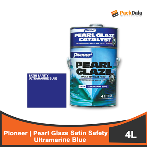 Picture of Pearl Glaze Satin Ultramarine Blue 4setx4L  SET