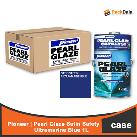 Picture of Pearl Glaze Satin Ultramarine Blue 12setx1L  CASE