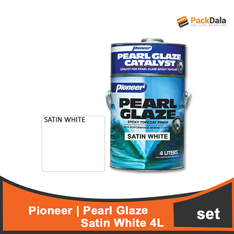 Picture of Pearl Glaze Satin White 4setx4L  SET