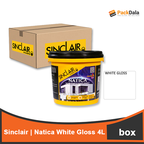 Picture of SINCLAIR Natica White Gloss 4L x 4pcs rp BOX