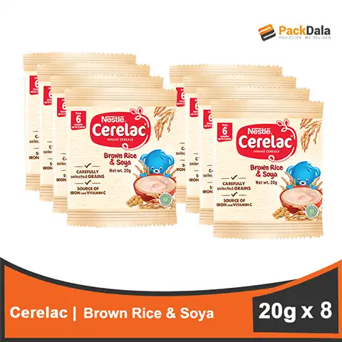 Picture of Cerelac Brown Rice and Soya 20gx8x16 TIE