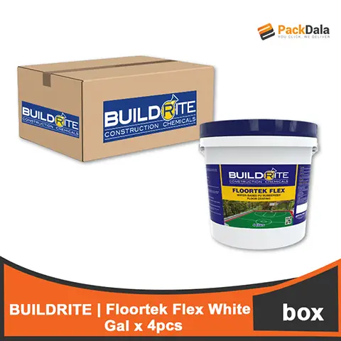 Picture of BUILDRITE Floortek Flex White  Gal x 4pcs rp BOX