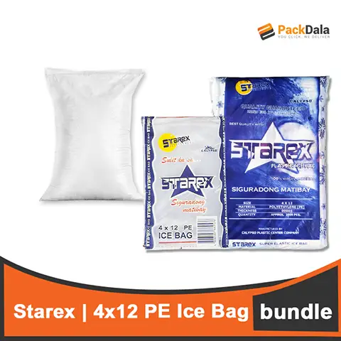 Picture of 4x12 PE Starex Ice Bag 20x20ream or 2sack per BDL