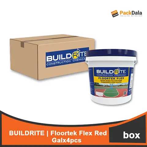 Picture of BUILDRITE Floortek Flex Red Gal x 4pcs rp BOX