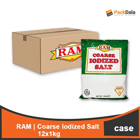 Picture of Ram Iodized Salt Coarse 12x1kg  CASE