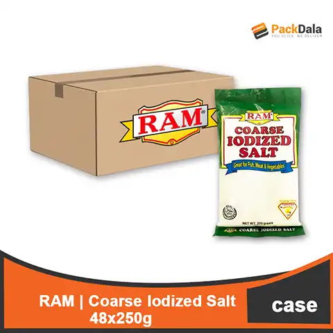 Picture of Ram Iodized Salt Coarse 48x250g  CASE