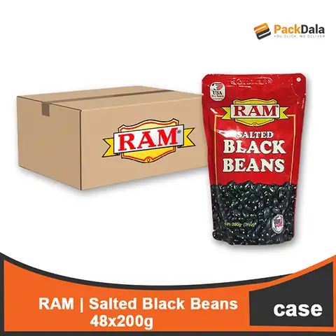 Picture of Ram Salted Black Beans Sup 48x200g  CASE
