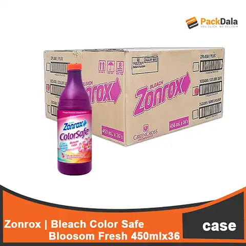Picture of Zonrox Bleach Colorsafe Blossom Fresh 450mlx36 CASE