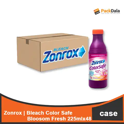 Picture of Zonrox Bleach Colorsafe Blossom Fresh 225mlx48 CASE