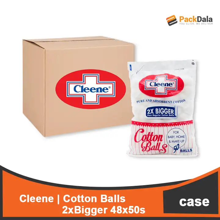 Picture of Cleene Cotton Balls 2xbigger 48x50s  CASE