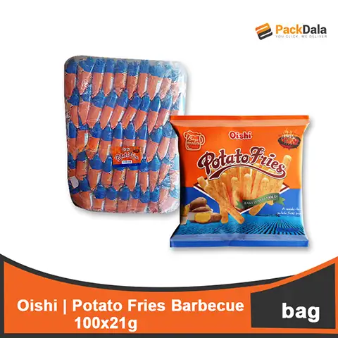 Picture of Oishi Potato Fries Barbecue Flavor 100x21g BAG